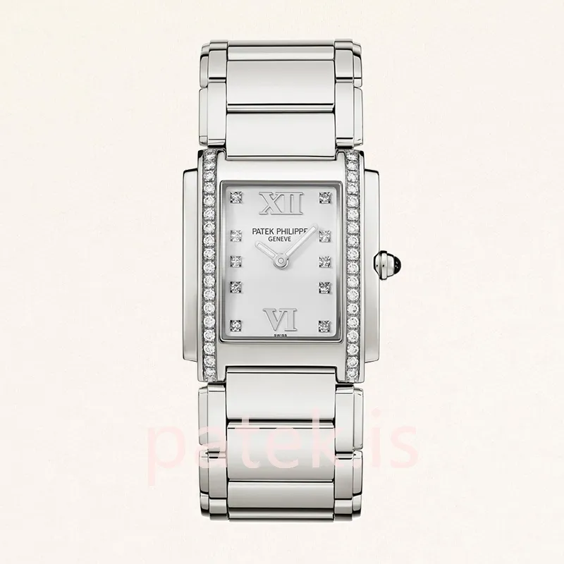 patek philippe twenty 4 ladies 27mm 4910/10a 011 bracelet silver tone