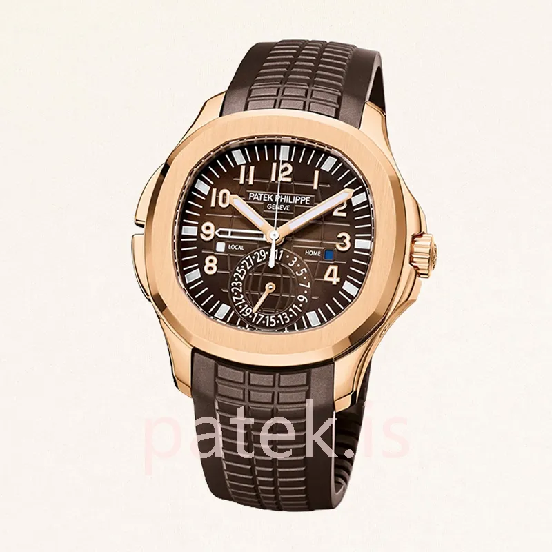 patek philippe aquanaut 5164r 001 men 40mm rose gold tone