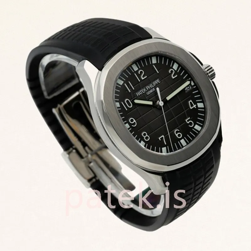 patek philippe aquanaut 40mm 5167a 001 men's rubber band