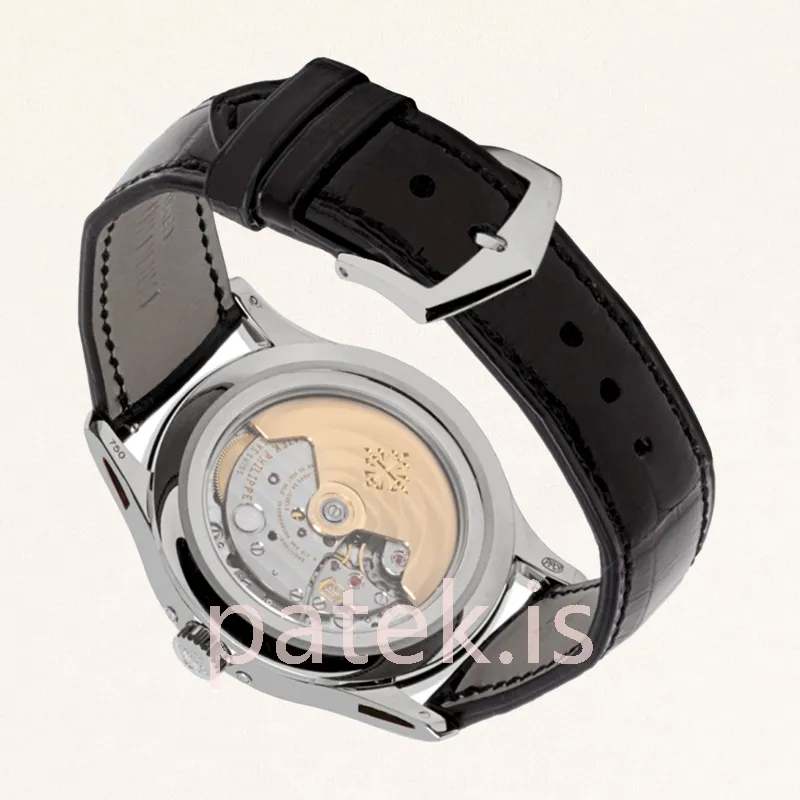 patek philippe complications 5205g 010 40mm men leather strap
