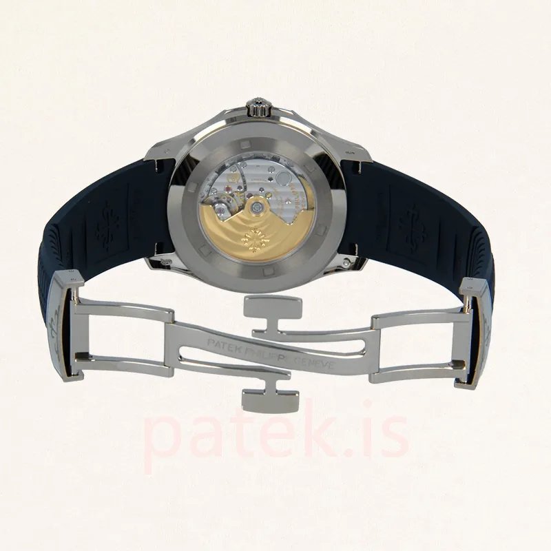 patek philippe aquanaut 5968a 002 42mm men silver tone