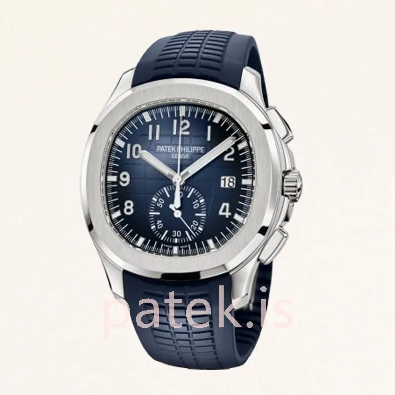 patek philippe aquanaut men's 5968g 001 42mm silver tone