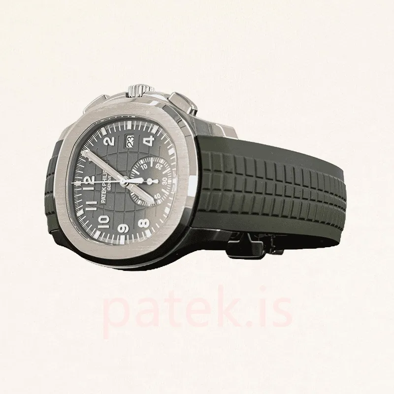 patek philippe aquanaut 42mm men's 5968g 010 green dial rubber band