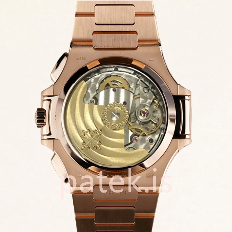 patek philippe nautilus men's 5980/1r 001 40mm automatic black dial