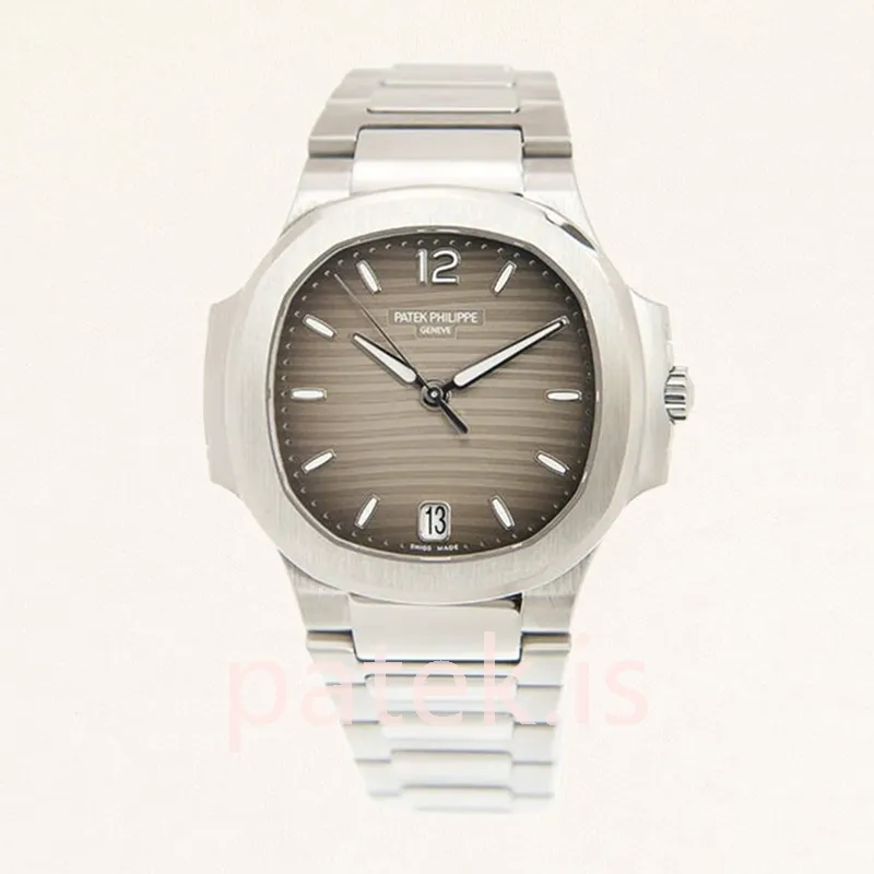 patek philippe nautilus ladies 32mm 7118/1a 011 bracelet silver tone