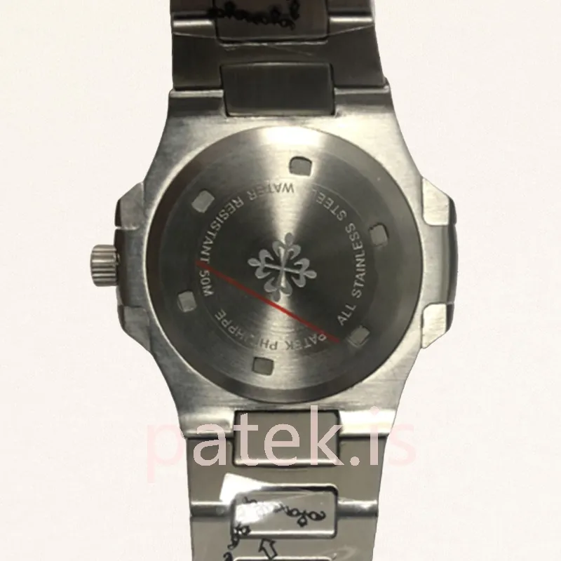 patek philippe nautilus ladies 32mm 7118/1a 011 bracelet silver tone