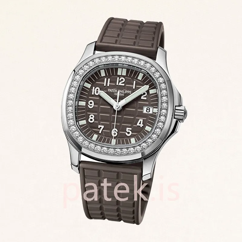 patek philippe aquanaut 5067a 023 32mm ladies rubber band