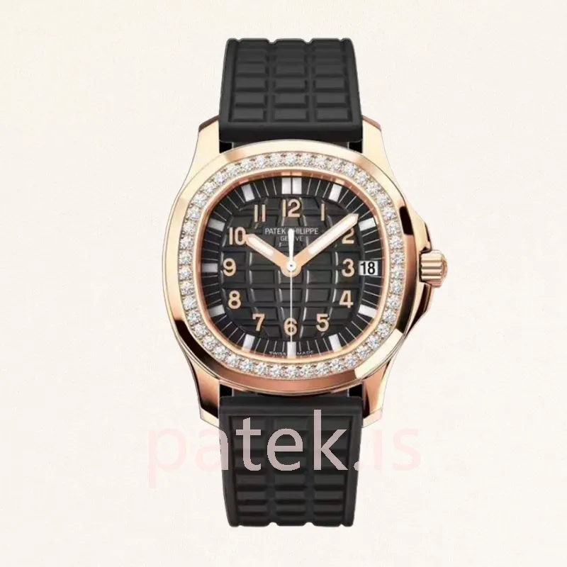 patek philippe aquanaut 32mm 5068r 001 ladies rubber band