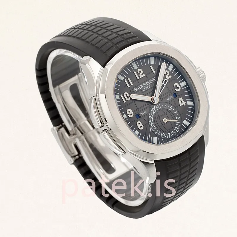 patek philippe aquanaut 40mm/42mm 5164a 001 men's silver tone automatic