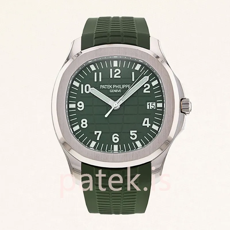 patek philippe aquanaut 40mm 5168g 010 men's green dial
