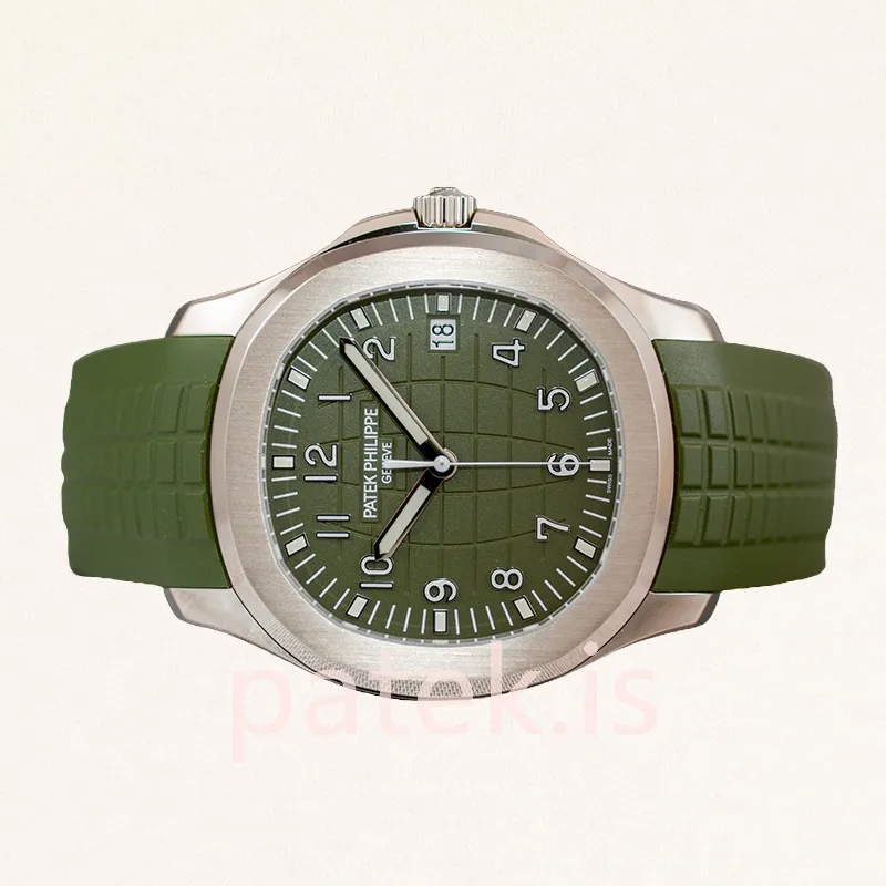 patek philippe aquanaut 40mm 5168g 010 men's green dial