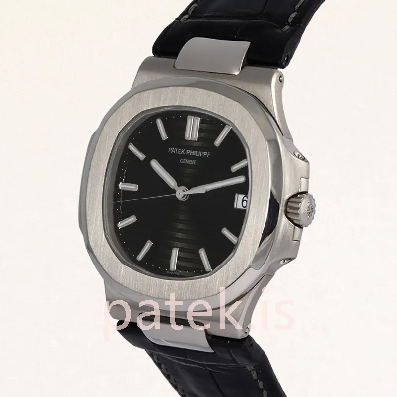 patek philippe nautilus men's 5711g 001 40mm silver tone