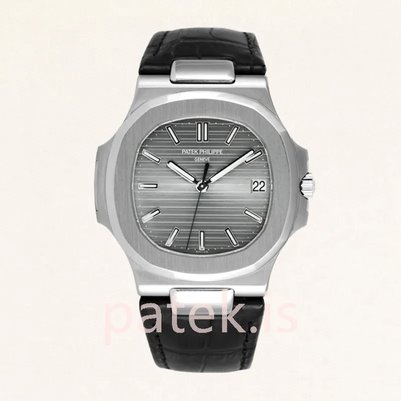 patek philippe nautilus men's 5711g 001 40mm automatic silver tone