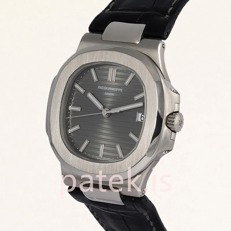 patek philippe nautilus men's 5711g 001 40mm automatic silver tone
