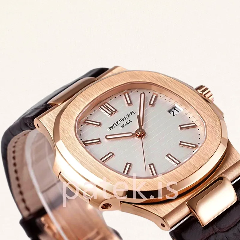 patek philippe nautilus 40mm men's 5711j 001 rose gold tone