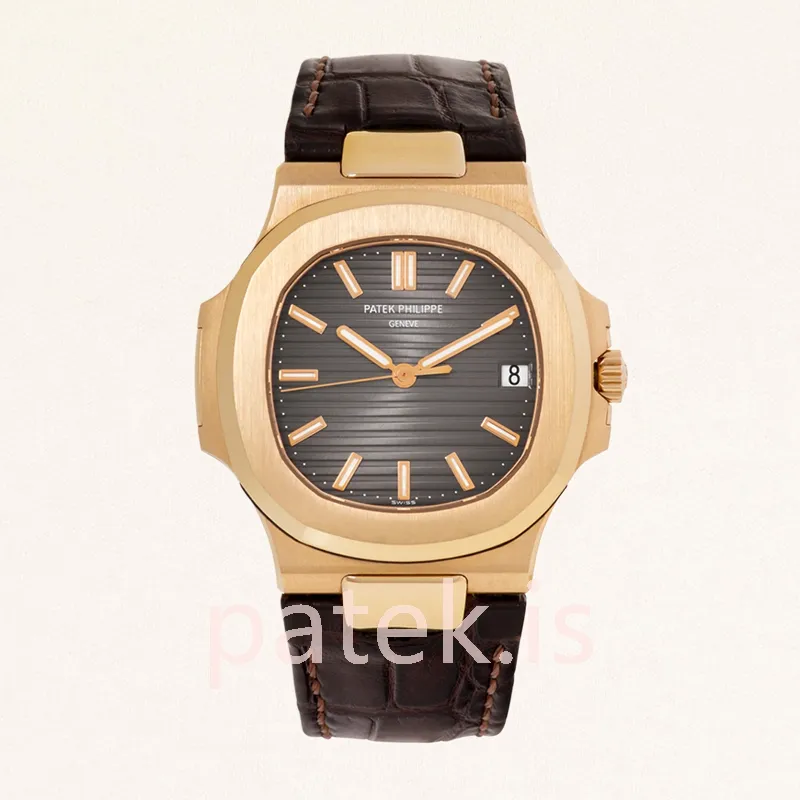 patek philippe nautilus men's 5711r 001 40mm automatic rose gold tone