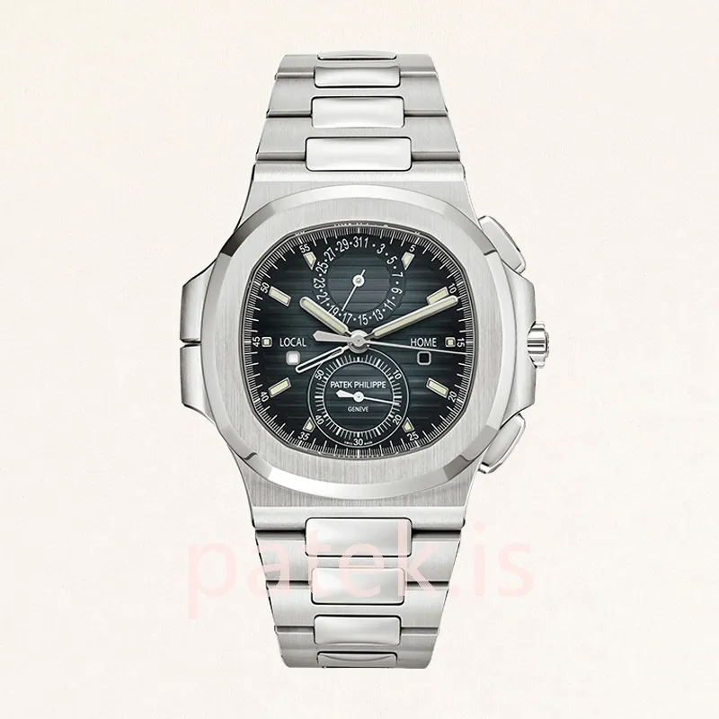 patek philippe nautilus men's 42mm 5990/1a 011 bracelet silver tone