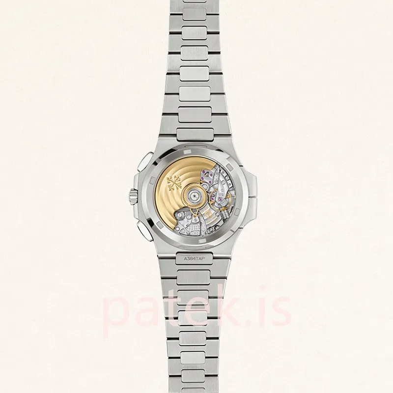 patek philippe nautilus men's 42mm 5990/1a 011 bracelet silver tone