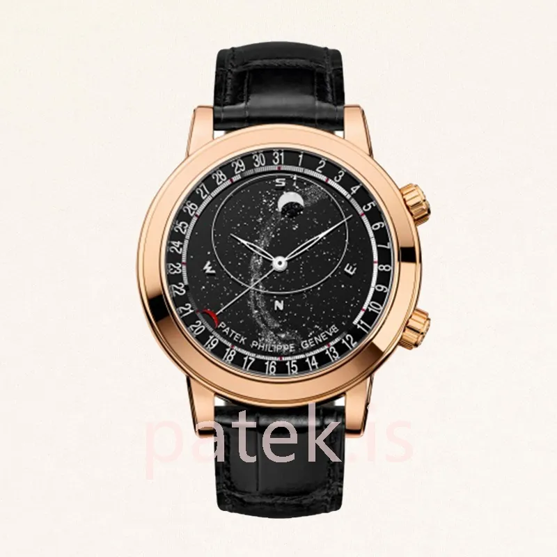 patek philippe grand complications 6102r/001 44mm men's black dial