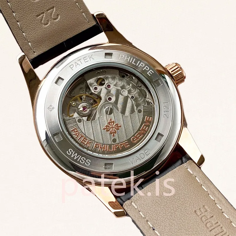 patek philippe calatrava 40mm men's 3919j 1 leather strap