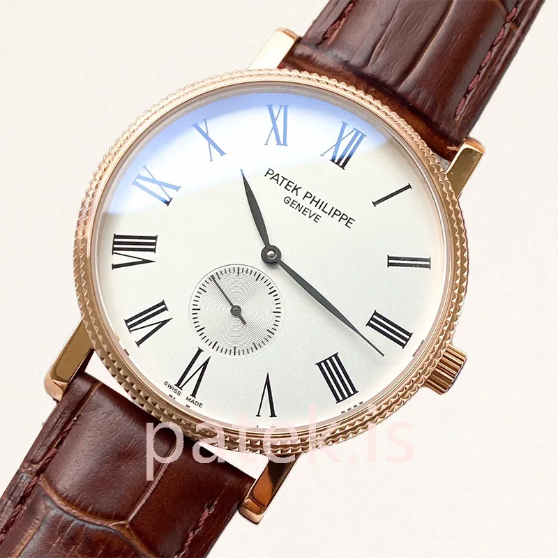 patek philippe calatrava men's 3919r 40mm automatic white dial