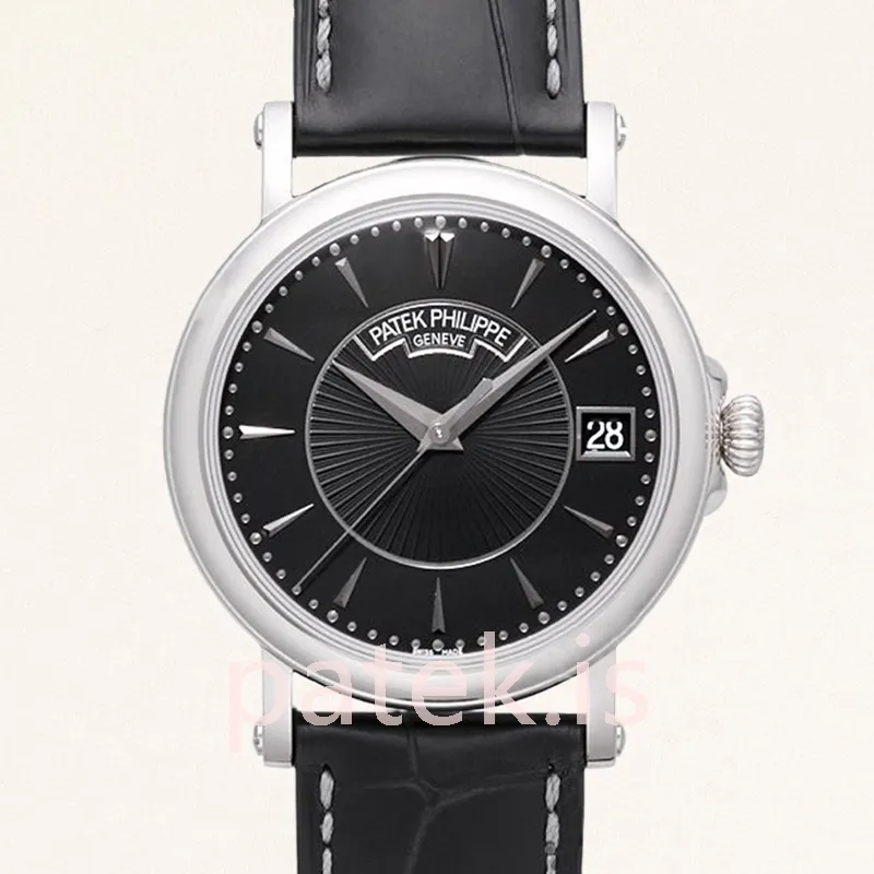 patek philippe calatrava 5153g 001 40mm men's black dial