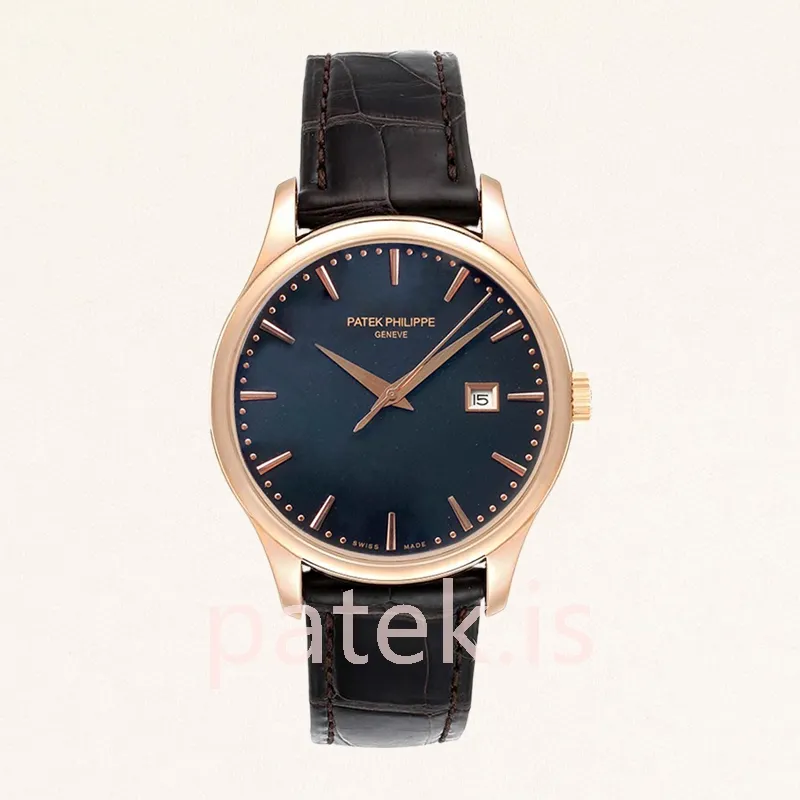 patek philippe calatrava 5227r 001 2 men's 40mm rose gold tone