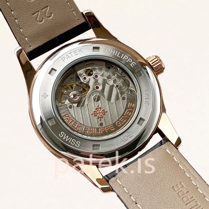 patek philippe calatrava 5227r 001 2 men's 40mm rose gold tone