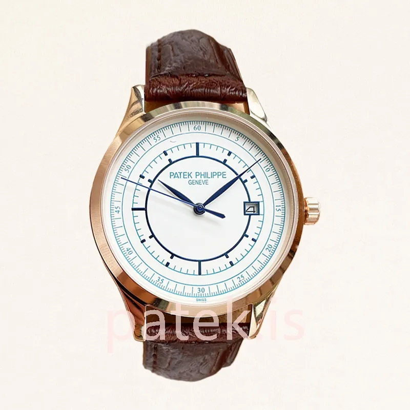 patek philippe calatrava 40mm 5296r 001 men's white dial automatic