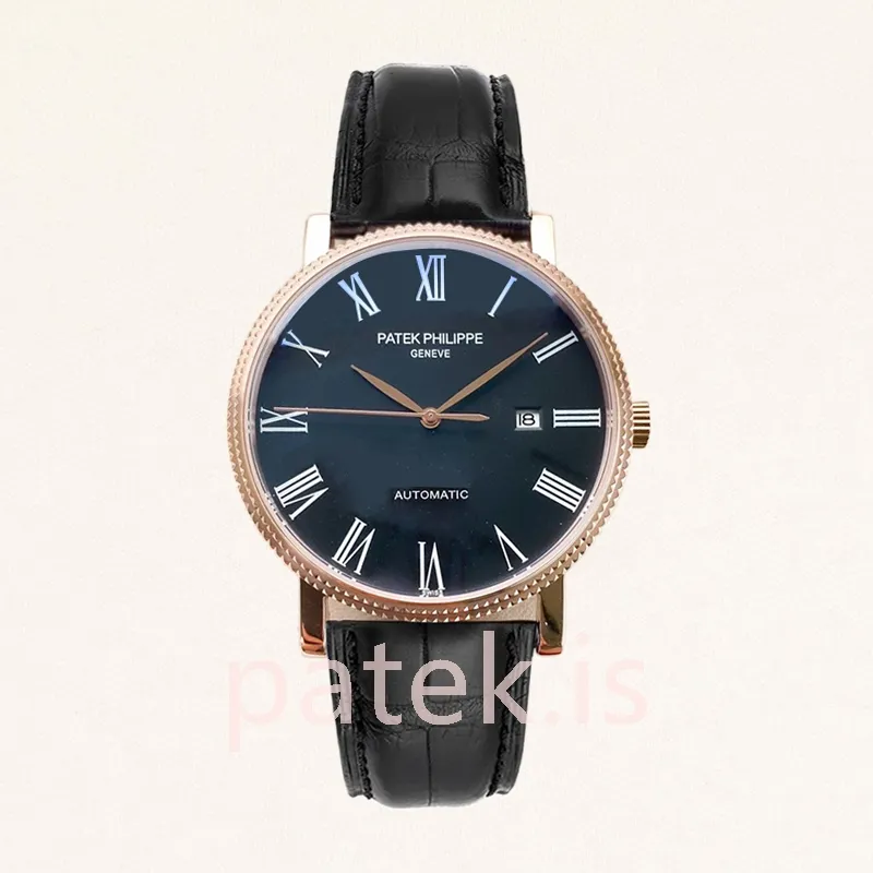 patek philippe calatrava 40mm calatravabkrl005 men's rose gold tone automatic
