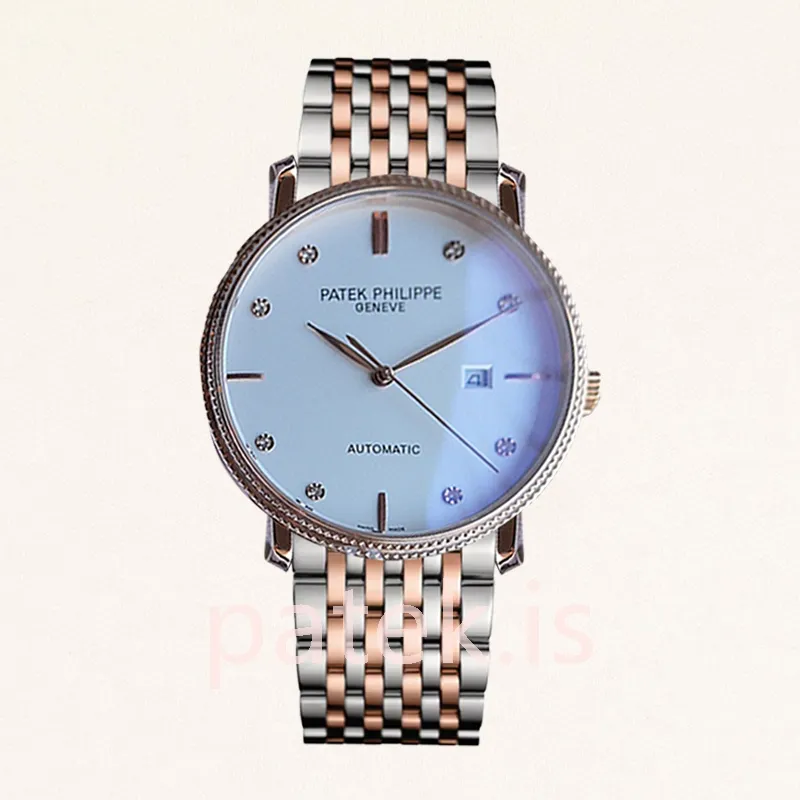 patek philippe calatrava 40mm men's calatravawsb008 rose gold tone automatic