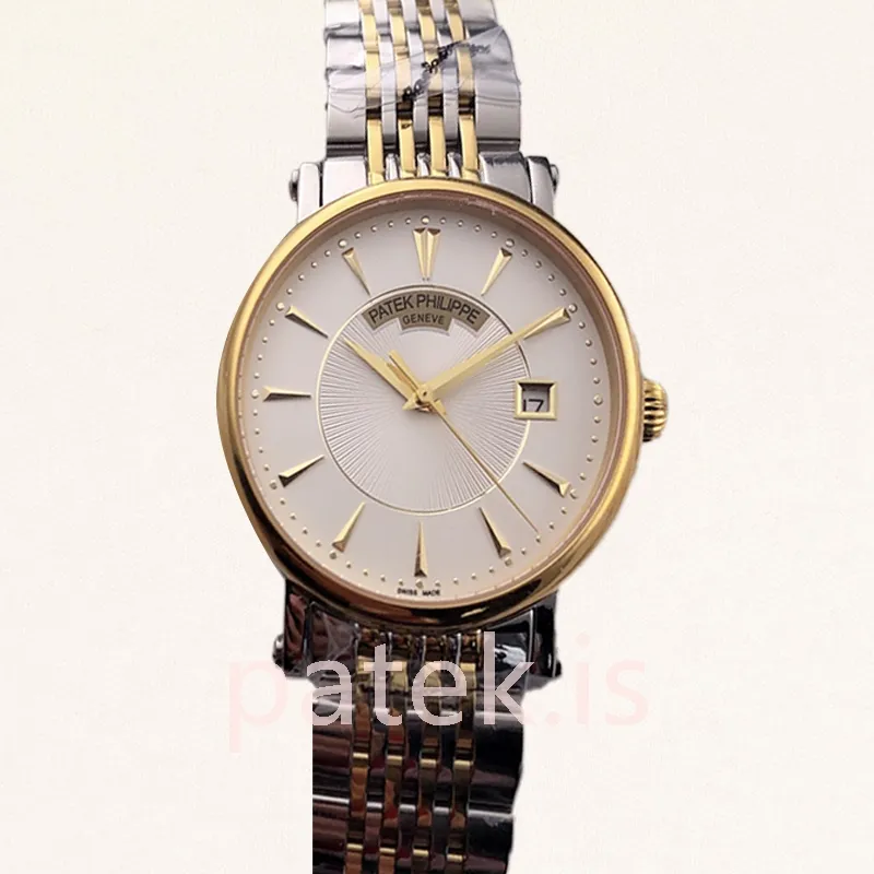 patek philippe calatrava 40mm men's calatravawsb012 white dial