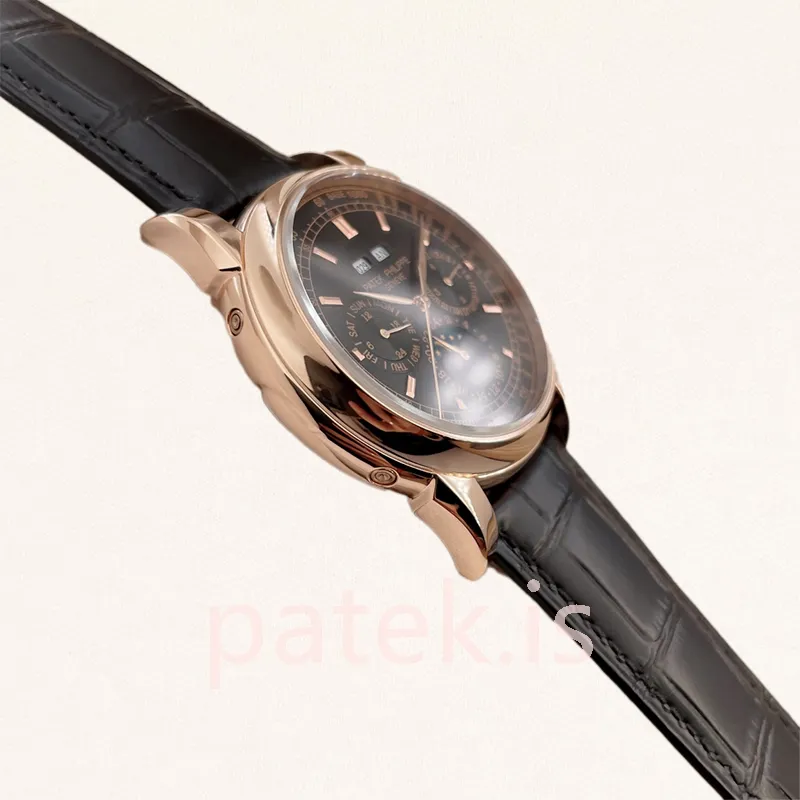 patek philippe grand complications ref.5970 1 men's 40mm leather strap automatic